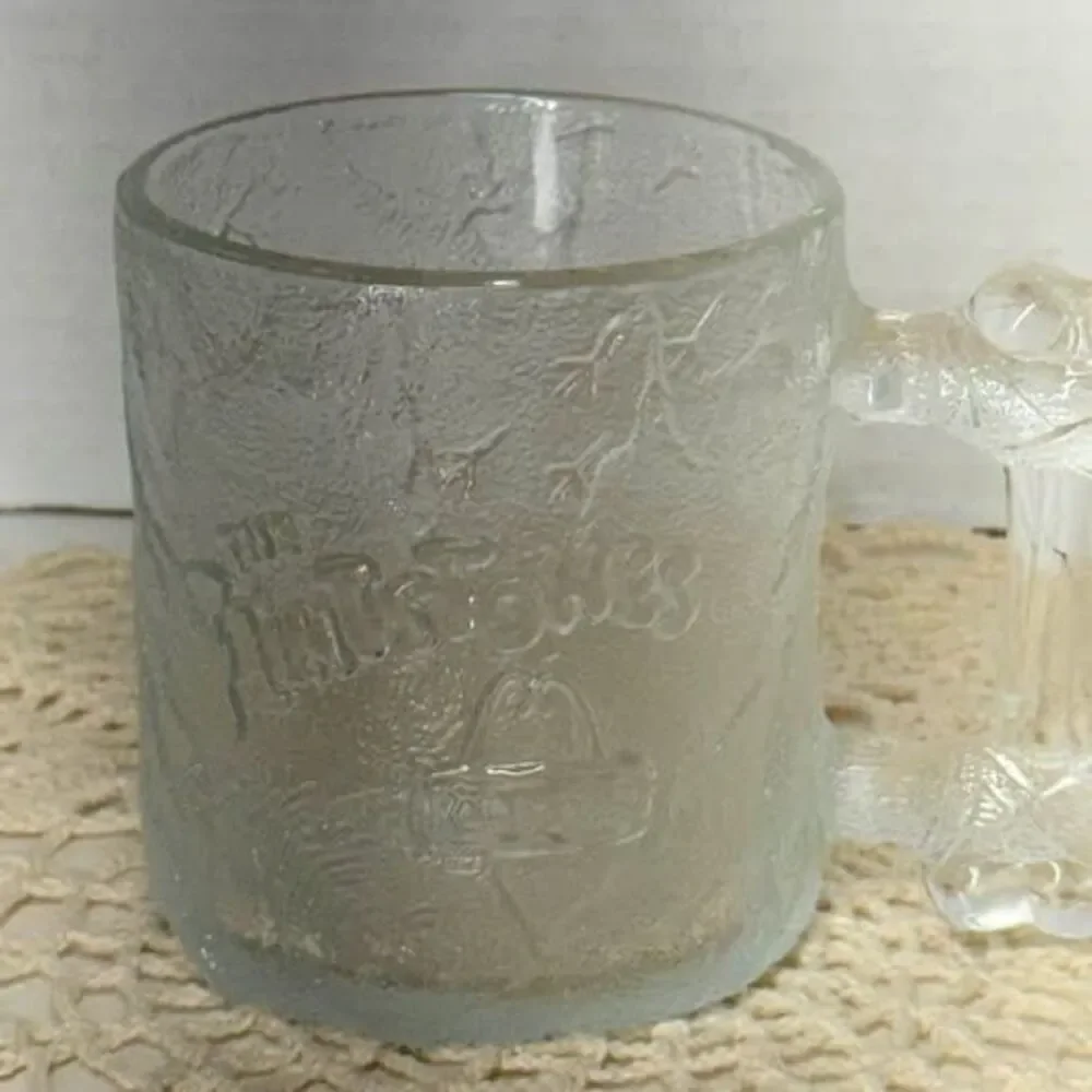 Vintage McDonald's The Flintstones Glass Mug